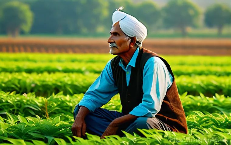 농업기술 관련 직무 스트레스 관리 - **Prompt 2: Community Wisdom and Shared Learning**
    "A group of diverse Indian farmers, including...