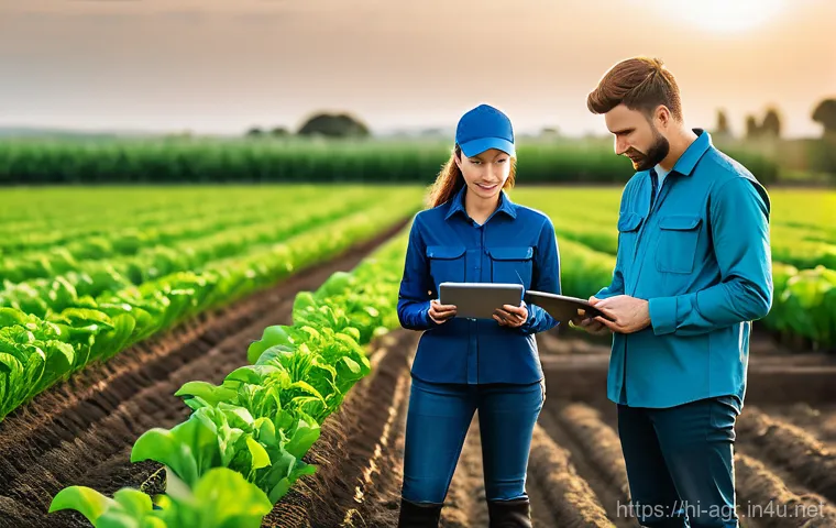 농업기술 관련 이직 준비 서류 - A professional, diverse group of young adults, dressed in smart-casual business attire, gathered in ...